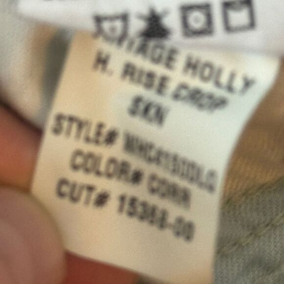 Hudson Jeans Vintage Holly High Waist Crop Jeans Sz 29 - Picture 13 of 13